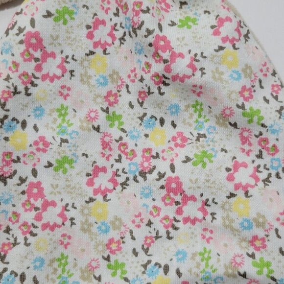 Maison Chic Farrah the Fawn Deer Lovey Paci Holder Blankie Pink Tan Floral NEW - Picture 4 of 15